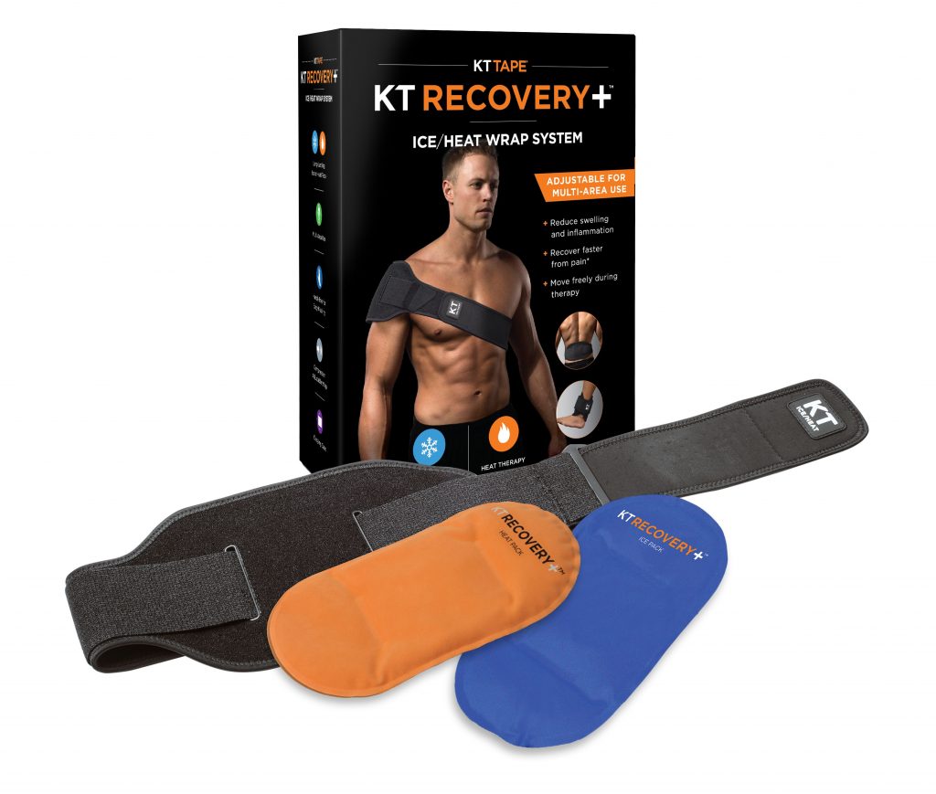 KT Tape Recovery + Ice/Heat Compression Therapy System Plus Reusable Pack SportzTrack
