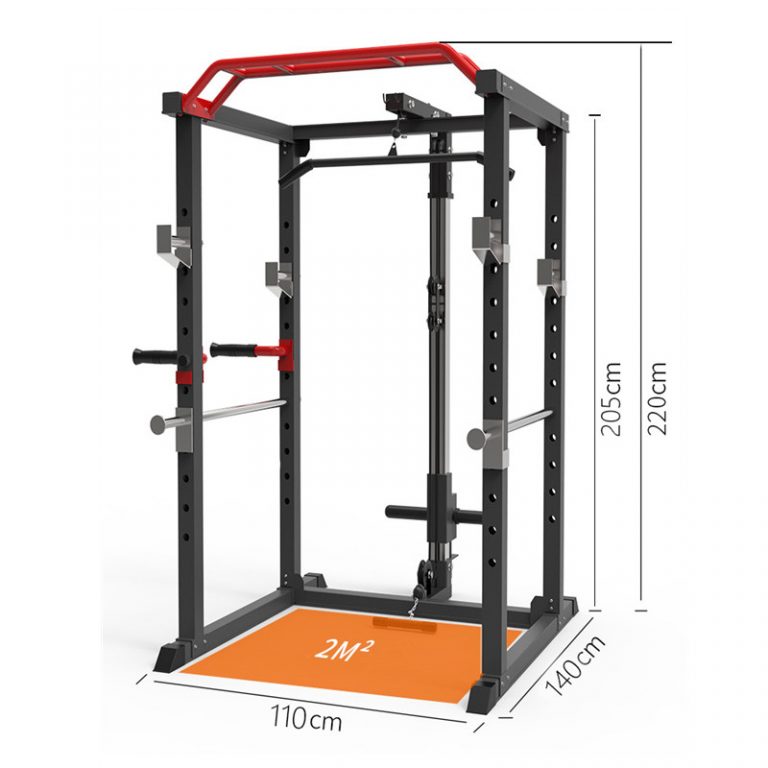 PROSPEC Multi Function FULL Squat Rack with Pulley SportzTrack