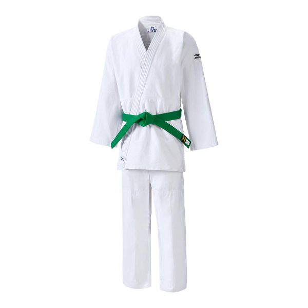 MIZUNO HAYATO Rice Grain JUDO GI Competition 22GG1A3502 Adult White